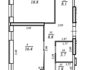 Продаю 3-ком. квартиру, 93.7 м2, Самара, ЖК Сокол, Революционная улица, 101Вк1