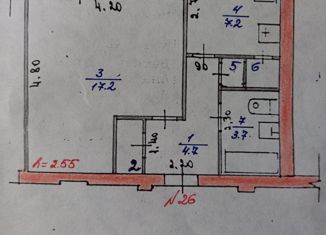 1-комнатная квартира на продажу, 36 м2, село Старая Ладога, Советская улица, 26