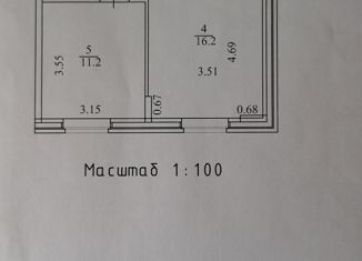 2-комнатная квартира на продажу, 48.6 м2, деревня Хохряки, Муромская улица, 2