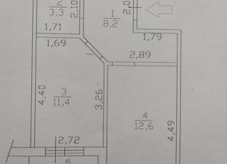Продается однокомнатная квартира, 36 м2, посёлок Щеглово, посёлок Щеглово, 88