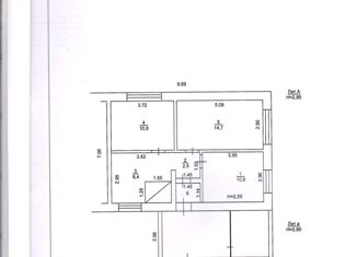Продам 3-ком. квартиру, 47 м2, село Панфилово, Тамбовская улица, 28