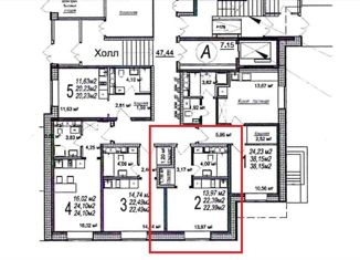 Продается квартира студия, 23.3 м2, деревня Крёкшино, улица Медовая Долина, 3к2