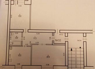 2-ком. квартира на продажу, 69.1 м2, Тюменская область, улица Мира, 57