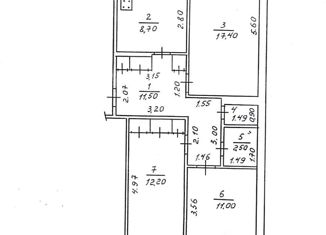 Продажа 3-комнатной квартиры, 66.9 м2, Рыбинск, Южная улица, 16