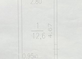 Продам однокомнатную квартиру, 12.6 м2, Кемерово, улица Металлистов, 18, Кировский район