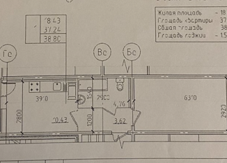 Продам однокомнатную квартиру, 38 м2, Мурино, Воронцовский бульвар, 19к1, ЖК Материк