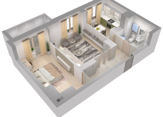 Продажа 2-комнатной квартиры, 59.3 м2, Волгоград, улица Алехина, 38А, Краснооктябрьский район