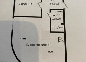 Сдаю двухкомнатную квартиру, 56 м2, Санкт-Петербург, Туристская улица, 30к2
