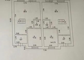 Продажа таунхауса, 107 м2, село Миловка, Тополиная улица, 15