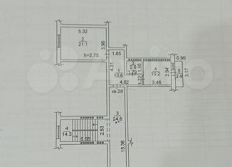 Продается 1-комнатная квартира, 44.7 м2, станица Каневская, улица Невского, 43А