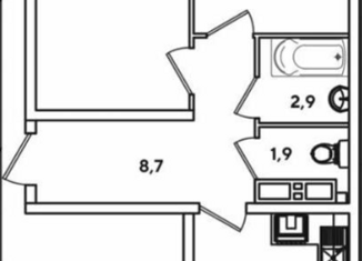Продажа 2-комнатной квартиры, 64.3 м2, Новороссийск, улица Котанова, 1, ЖК Уютный