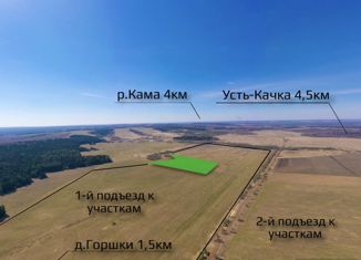 Продам участок, 6 сот., деревня Горшки, Школьная улица