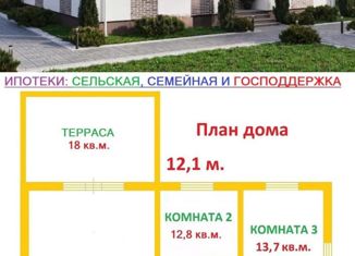 Продаю дом, 130 м2, посёлок Бобровский, Вербная улица