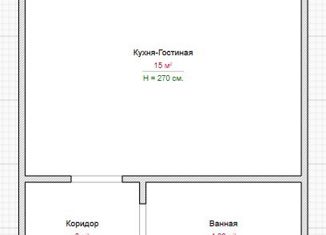 Продажа квартиры студии, 25 м2, Краснодар, ЖК Спортивная деревня, улица Западный Обход, 42к7