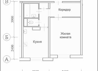 Продажа 1-комнатной квартиры, 35.7 м2, Москва, Уваровский переулок, 7, станция Пенягино