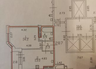 Продажа 1-ком. квартиры, 34.5 м2, Санкт-Петербург, улица Валерия Гаврилина, 3к2, метро Парнас
