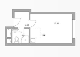 Продаю однокомнатную квартиру, 16.9 м2, Иркутск, бульвар Рябикова, 44Б, Свердловский округ