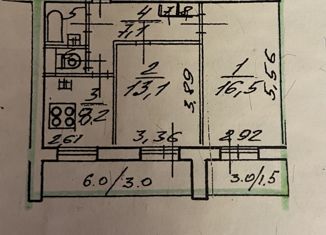 Продается двухкомнатная квартира, 48.2 м2, Санкт-Петербург, улица Веденеева, 4, улица Веденеева