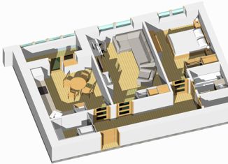 Продается 2-ком. квартира, 60.2 м2, Рузаевка, улица Петрова, 46