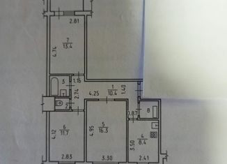 Продается 3-комнатная квартира, 66 м2, Ижевск, жилой район Культбаза, улица Тимирязева, 21А