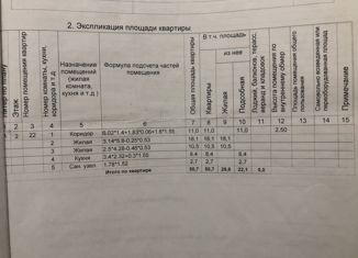 Продам 2-ком. квартиру, 50.4 м2, село Карагай, Трактовая улица, 2