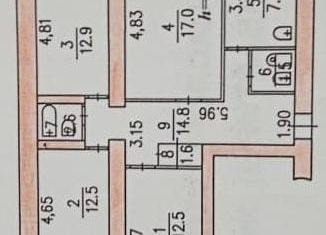 Продажа 4-комнатной квартиры, 88.5 м2, Хабаровский край, проспект Первостроителей, 41