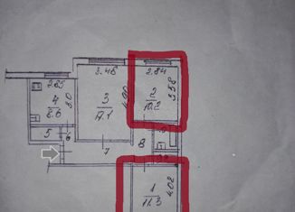 Продается комната, 65 м2, Вологда, Пошехонское шоссе, 9, Можайский микрорайон