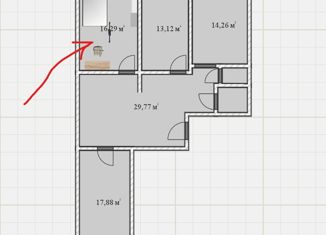 Продается 4-комнатная квартира, 95 м2, посёлок Шушары, Московское шоссе, 262к3