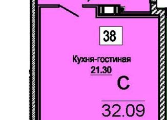 Продаю квартиру студию, 32.1 м2, Красное Село, Кингисеппское шоссе, 4