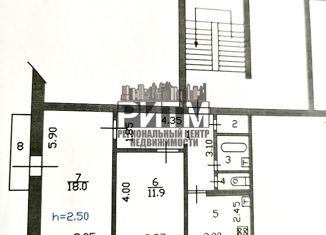 Продам двухкомнатную квартиру, 54 м2, Пенза, проспект Строителей, 108