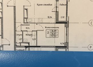 Продаю 2-ком. квартиру, 56 м2, Санкт-Петербург, Планерная улица, 97к1, ЖК Нью Тайм