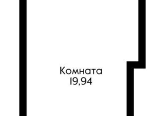 Квартира на продажу студия, 20 м2, Краснодар, улица Ковалёва, 1, микрорайон 1-е отделение совхоза Солнечный