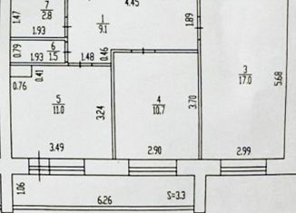 Продам двухкомнатную квартиру, 53.9 м2, село Отрадное, микрорайон Солнечный, уч17