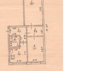 2-комнатная квартира на продажу, 46.1 м2, село Булгаково, улица Кирова, 15