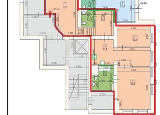 Продается двухкомнатная квартира, 103.6 м2, Нижний Новгород, улица Минина, 15Б, улица Минина