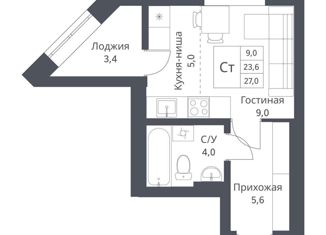 Продаю 1-ком. квартиру, 27 м2, Новосибирская область, Красный проспект, 311/1