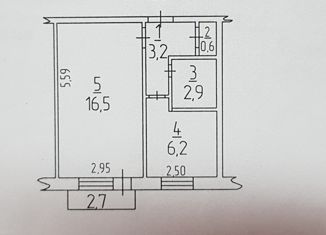 Продаю 1-комнатную квартиру, 30 м2, Новотроицк, Зелёная улица, 47