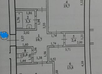 Продается трехкомнатная квартира, 70 м2, Забайкальский край, Усуглинская улица, 7