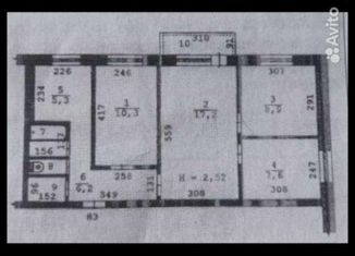 Продаю 4-ком. квартиру, 60.2 м2, посёлок Гагарский, посёлок Гагарский, 211