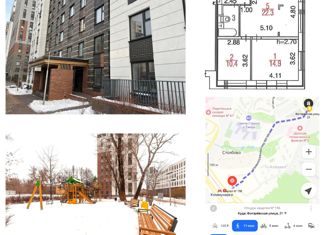 Продается 2-комнатная квартира, 57.4 м2, посёлок Коммунарка, Фитарёвская улица, 21, ЖК Гарден Парк Эдальго