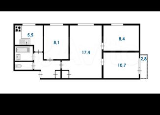 Продажа 4-ком. квартиры, 60.3 м2, Ломоносов, улица Победы, 19