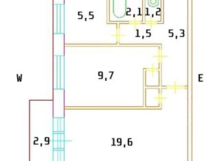 Продаю 2-комнатную квартиру, 47.8 м2, Москва, Амурская улица, 31, район Гольяново