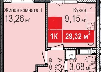 Продам однокомнатную квартиру, 29.32 м2, Бор, улица Максимова, 1