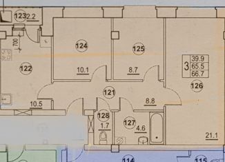 Продаю 3-ком. квартиру, 66.7 м2, Великие Луки, улица Герцена, 4/38