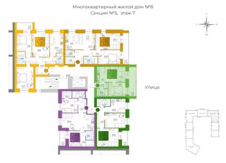 Продам 1-ком. квартиру, 33 м2, село Первомайский, улица Архитектора Сергея Макарова, 4/1, ЖК Знак