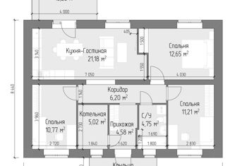 Дом на продажу, 75 м2, село Каменка