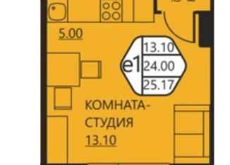 Продается квартира студия, 24 м2, деревня Кондратово, Артемьевская улица, 2