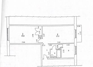 Продается двухкомнатная квартира, 48 м2, Балаково, улица Ленина, 76А