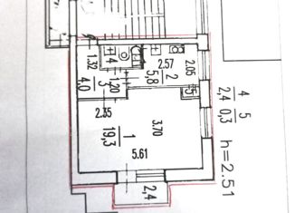 Продам однокомнатную квартиру, 32 м2, Санкт-Петербург, улица Типанова, 9, улица Типанова