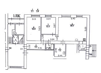 Продается 2-ком. квартира, 80 м2, Санкт-Петербург, улица Ушинского, 3к2, улица Ушинского